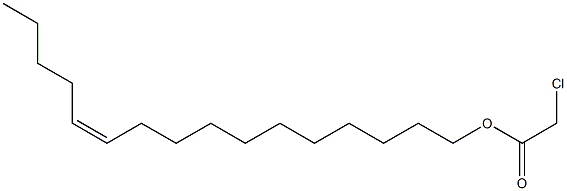 Chloroacetic acid (Z)-11-hexadecenyl ester Struktur