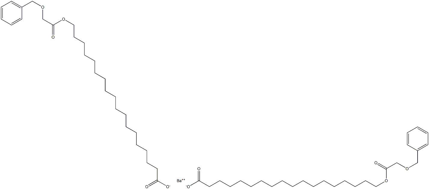 Barium benzyloxyacetoxy stearate Struktur