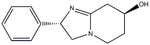 (2S,7S)-2-Phenyl-2,3,5,6,7,8-hexahydroimidazo[1,2-a]pyridin-7-ol Struktur