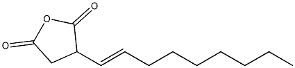 2-(1-Nonenyl)succinic anhydride Struktur