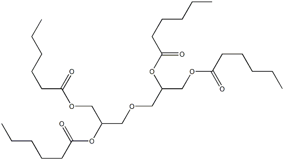 3,3'-Oxybis(1,2-propanediol dihexanoate) Struktur