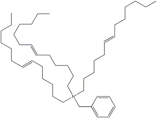 Tri(6-tridecenyl)benzylaminium Struktur