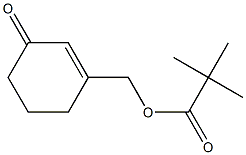 3-[(Pivaloyloxy)methyl]cyclohexa-2-en-1-one Struktur