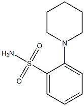 2-(Piperidino)benzenesulfonamide Struktur