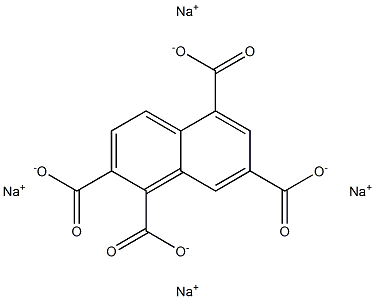 1,2,5,7-Naphthalenetetracarboxylic acid tetrasodium salt Struktur