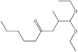 1,1-Diethoxy-2-methyl-4-nonanone Struktur