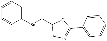 2-Phenyl-5-(phenylselenomethyl)-2-oxazoline Struktur