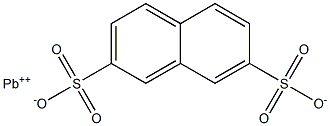 Naphthalene-2,7-disulfonic acid lead(II) salt Struktur