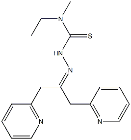 2-Pyridinyl(methyl) ketone 4-ethyl-4-methyl thiosemicarbazone Struktur