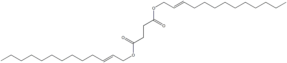 Succinic acid di(2-tridecenyl) ester Struktur