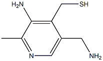 3-Amino-5-aminomethyl-4-mercaptomethyl-2-methylpyridine Struktur