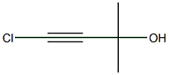 1-Chloro-3-methyl-1-butyne-3-ol Struktur