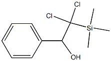 2,2-Dichloro-1-phenyl-2-trimethylsilylethanol Struktur