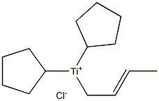 2-Butenyldicyclopentyltitanium(IV) chloride Struktur