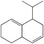 1,2,4a,5,6,7-Hexahydro-1-isopropylnaphthalene Struktur