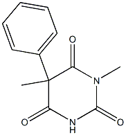 5-Phenyl-1,5-dimethyl-2,4,6(1H,3H,5H)-pyrimidinetrione Struktur