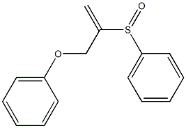 1-[[2-(Phenylsulfinyl)-2-propenyl]oxy]benzene Struktur