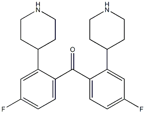 4-Piperidinyl(4-fluorophenyl) ketone Struktur