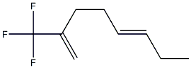 (5E)-2-(Trifluoromethyl)-1,5-octadiene Struktur