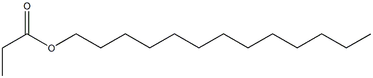 Propionic acid tridecyl ester Struktur