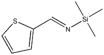 N-(Trimethylsilyl)thiophene-2-methanimine Struktur