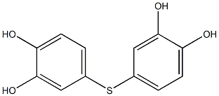 Bis(3,4-dihydroxyphenyl) sulfide Struktur