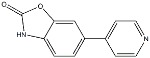 6-(4-Pyridyl)benzoxazol-2(3H)-one Struktur