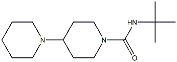 N-tert-Butyl-4-piperidinopiperidine-1-carboxamide Struktur