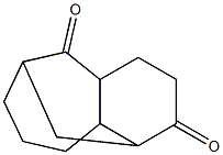 Tricyclo[5.4.1.03,8]dodecane-2,6-dione Struktur