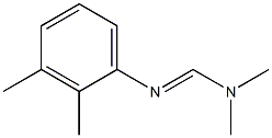 N1,N1-Dimethyl-N2-(2,3-xylyl)formamidine Struktur