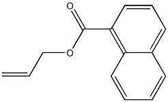 Naphthalene-1-carboxylic acid allyl ester Struktur