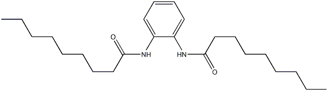 N,N'-Bis(1-oxononyl)-o-phenylenediamine Struktur