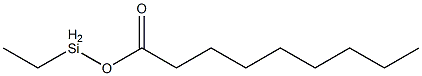 Nonanoic acid ethylsilyl ester Struktur