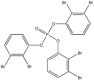 Phosphoric acid tris(2,3-dibromophenyl) ester Struktur