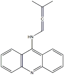 N-(3-Methyl-1,2-butadienyl)acridin-9-amine Struktur