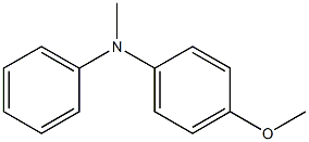 N-メチル-4-メトキシジフェニルアミン 化學(xué)構(gòu)造式