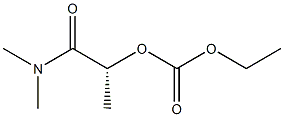 [R,(+)]-2-[(Ethoxycarbonyl)oxy]-N,N-dimethylpropionamide Struktur