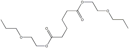 Adipic acid bis(2-propoxyethyl) ester Struktur