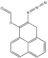 Formic acid 2-azido-3H-phenalen-1-yl ester Struktur