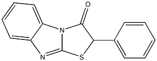 2-Phenylthiazolo[3,2-a]benzimidazol-3(2H)-one Struktur