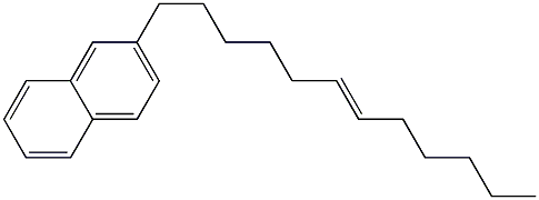 2-(6-Dodecenyl)naphthalene Struktur