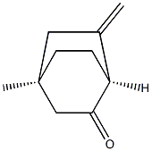 (1S,4R)-4-Methyl-6-methylenebicyclo[2.2.2]octan-2-one Struktur