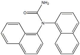 1,1-Di(1-naphtyl)urea Struktur