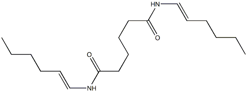 N,N'-Di(1-hexenyl)adipamide Struktur