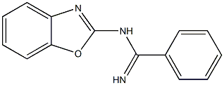 N1-(Benzoxazol-2-yl)benzamidine Struktur