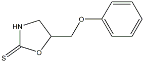 5-(Phenoxymethyl)oxazolidine-2-thione Struktur