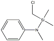 N-(Chloromethyldimethylsilyl)-N-methylaniline Struktur