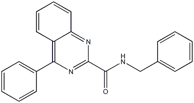 N-Benzyl-4-phenylquinazoline-2-carboxamide Struktur