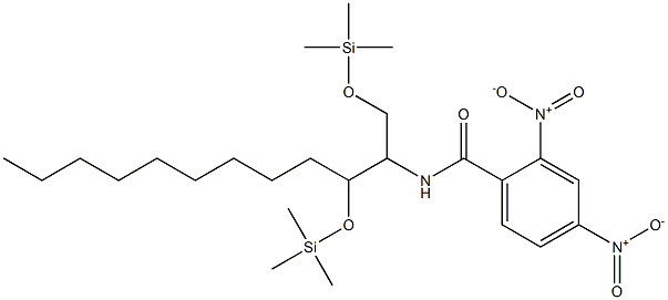 N-[1,3-Bis(trimethylsilyloxy)dodecan-2-yl]-2,4-dinitrobenzamide Struktur