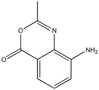 2-Methyl-8-amino-4H-3,1-benzoxazin-4-one Struktur